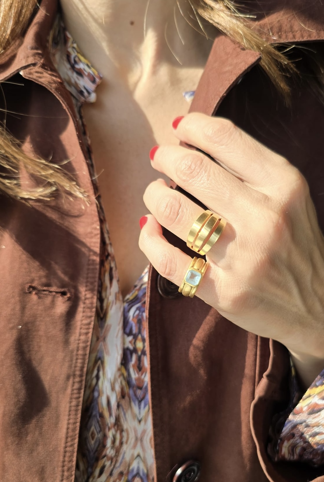 MERGO TURQUOISE STONE RING - Image 2