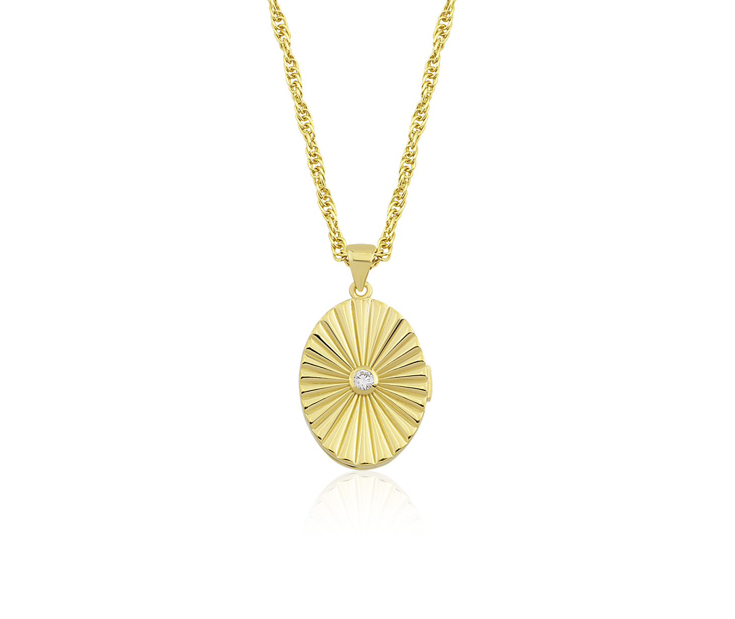 LENA LOCKET NECKLACE BIG