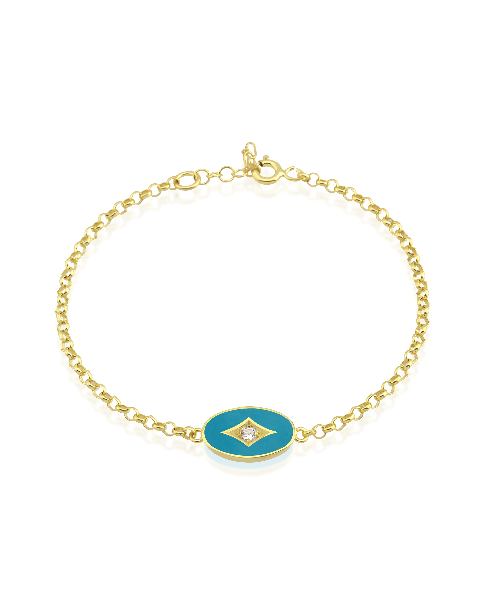 VICTORIA TURQUOISE ENAMEL BRACELET