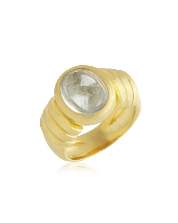 AMBER AQUAMARİNE YÜZÜK