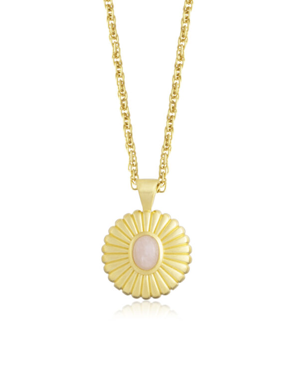AMBER ROSE QUARTZ KOLYE